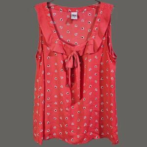 Disney Lauren Conrad Blouse Womens M Coquette Barbiecore Romantic Kawaii Pink